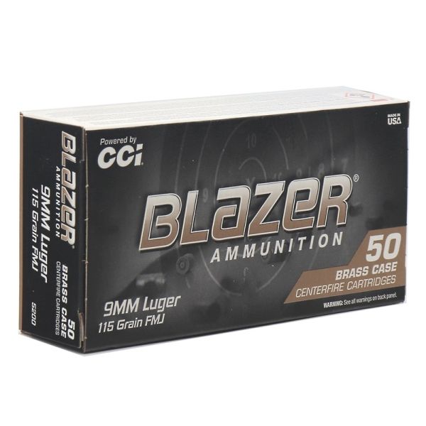 CCI Blazer 9mm ammo for sale