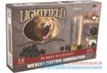 50 round Case Lightfield 2-3/4' 12ga 21-Pellet Rubber Buckshot Ammunition CWRB12
