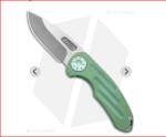 Curtiss Custom Knives F3 Medium Frame Lock Knife Ti/Green 